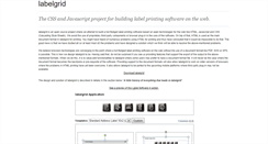Desktop Screenshot of labelgrid.net